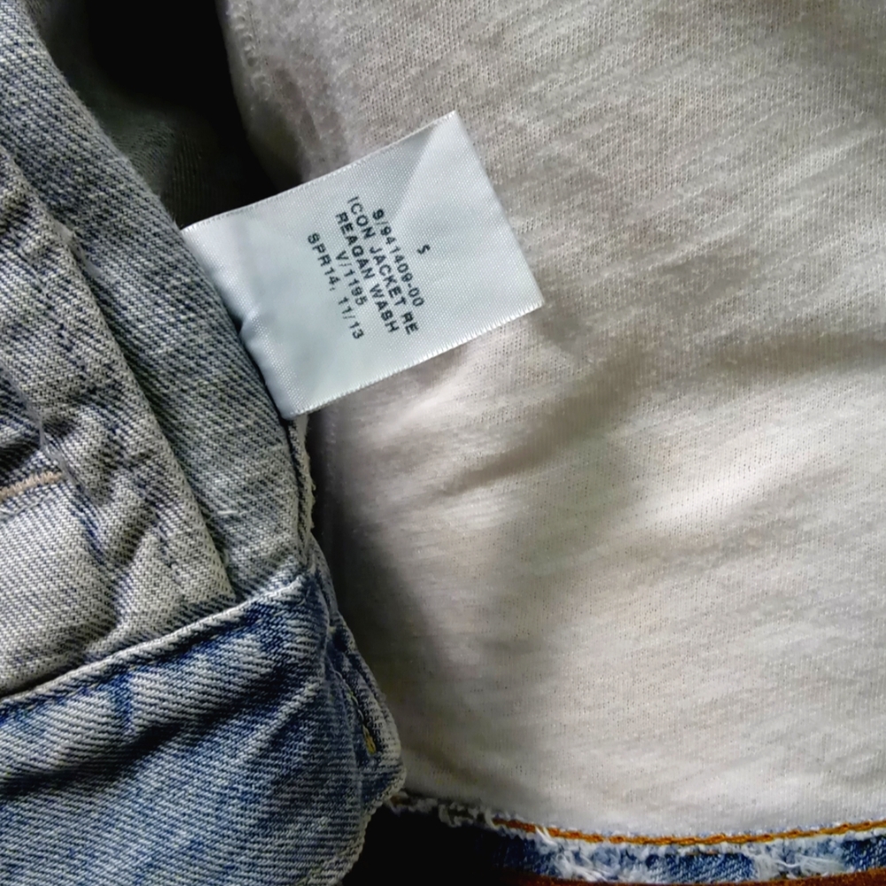 1969 Gap ICON Reagan Wash Jean Jacket - Picture 6 of 9
